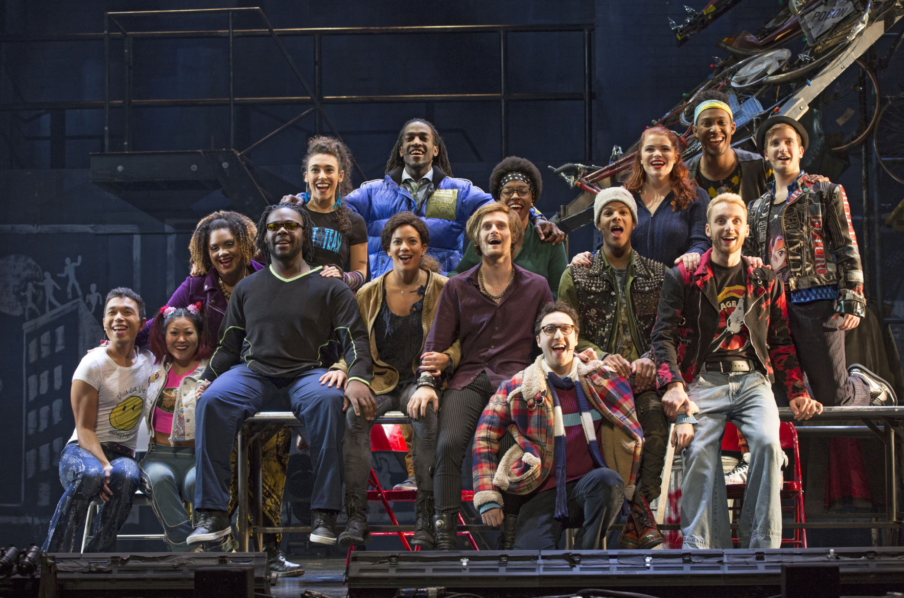 "Rent" 20th Anniversary Tour, credit Carol Rosegg, 2017
